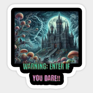 Dark castle Sticker